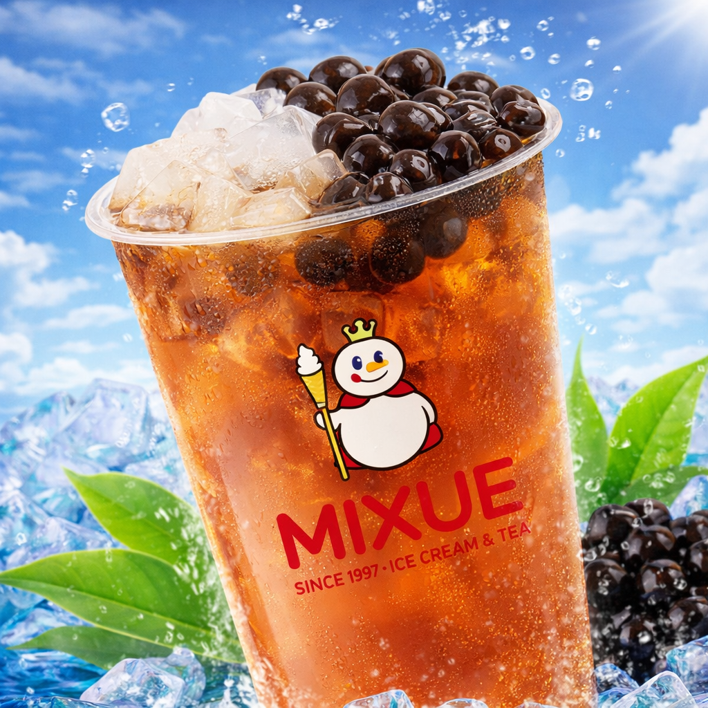Black Tea with 2 Toppings