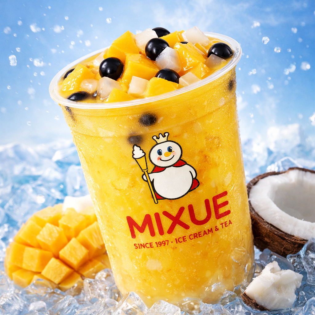Creamy Mango Boba