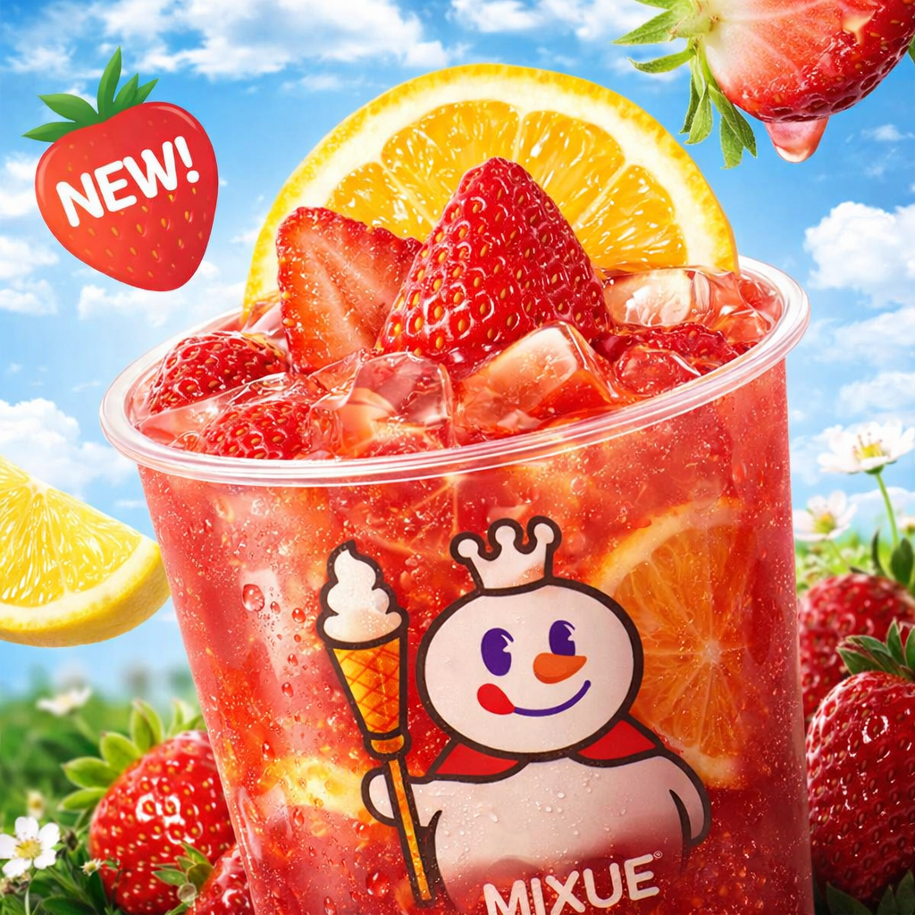 Strawberry Crystal Ball Tea